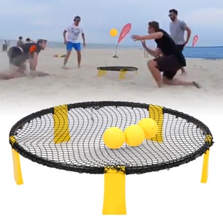 Super Motor Mini Beach Volleyball Ball Game Set with Inflator for Leisure Entertainment Fitness Party