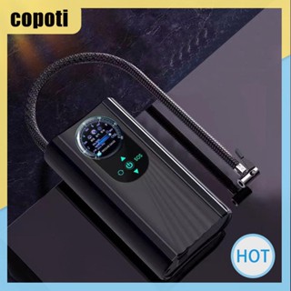 Copoti เครื่องปั๊มลมยางรถยนต์อัตโนมัติ 12V ความแม่นยําสูง สําหรับรถจักรยานยนต์ รถยนต์ และจักรยาน