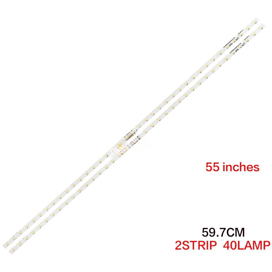 2pcsFor Samsung 43-49-50-55 นิ้ว UE49NU7175U LCD strip AOT-43-NU7100F BN96-45954A UE43NU7100U 7120U 
