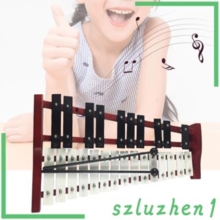 [Szluzhen1] ระนาดไซโลโฟน 25 คีย์ แบบพกพา พร้อมกระดาษโน้ต