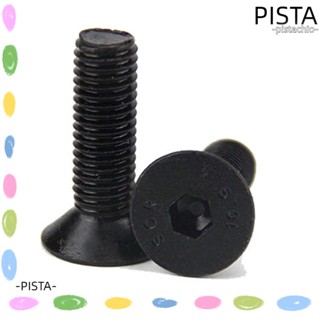 PISTA สกรูหัวจม เหล็กคาร์บอน หกเหลี่ยม ทนทาน 1/4-20 X 3/4 นิ้ว เกรด 10.9 สําหรับแผ่นโลหะ 26 ชิ้น