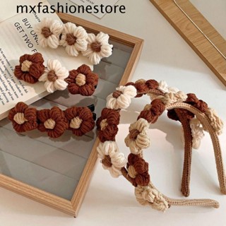 Mxfashione ที่คาดผม ผ้าวูล ลายฉลามน่ารัก แฮนด์เมด สไตล์เกาหลี เครื่องประดับผม สําหรับเด็กผู้หญิง