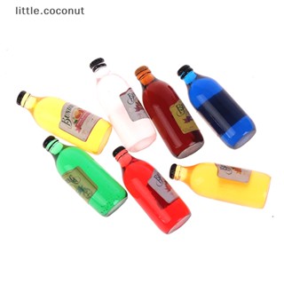 [little.coconut] โมเดลน้ําดื่มจําลอง 7 ขวด สําหรับตกแต่งบ้านตุ๊กตา 1 ชุด