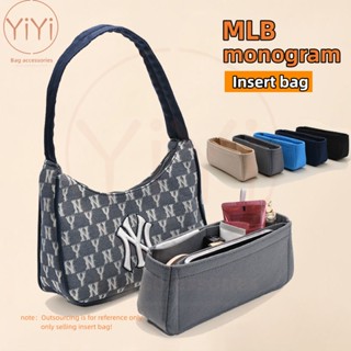 [YiYi] กระเป๋าจัดระเบียบ สําหรับใส่เครื่องสําอาง MLB monogram NY HOBO bag