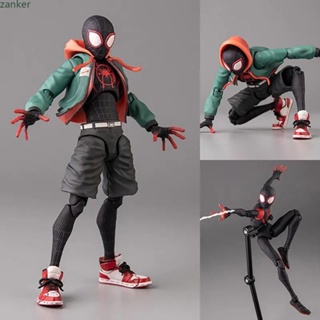 【ในการจัดส่ง】 Spider-Man Anime Figure Sentinel Sv Action Presale Spider-verse Miles Morales Peni Parker Action Figurine Movable Doll Toy Gift