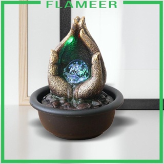 [Flameer] น้ําพุเรซิ่น ฮวงจุ้ย ขนาดเล็ก สําหรับตกแต่งบ้าน ห้องนั่งเล่น ห้องนอน ฟาร์มเฮาส์