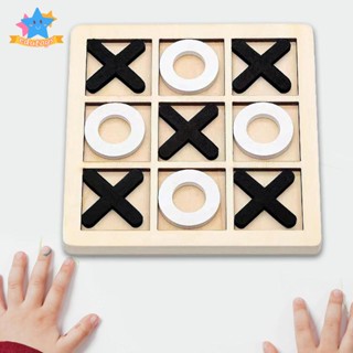 [Edstars] Tic TAC Toe บอร์ดเกมกระดานไม้ XO Chess Board Game XO ของเล่นสําหรับผู้ใหญ่