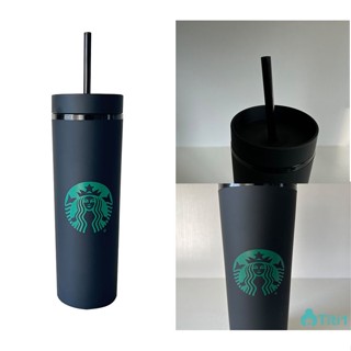 Starbucks Straw Cup Large -capacity Double -layer Scrub Cup Out Of Portable Cups TH1. แก้วน้ำสตาร์บัคส์