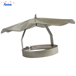 【Anna】Wood Stove Chimney Pot Roof Cowl Umbrella Hat Stainless Steel Pipe Rain CapCover