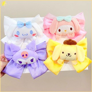[LBE] ตุ๊กตา Sanrio สุดน่ารัก ริบบิ้นผ้าไหม โบว์ กิ๊บติดผมเด็กผู้หญิง กิ๊บติดผมด้านหลัง