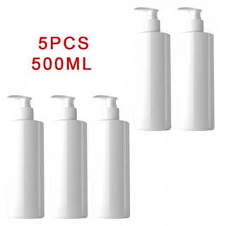 Empty Pump Bottles Reuseful Lotion With Pump Dispensers 5PCS PET Empty