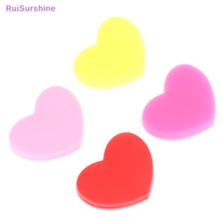 Ruisurshine ใหม่ ไม้เทนนิสสั่นสะเทือน ซิลิคอนนิ่ม รูปหัวใจ สําหรับแร็กเก็ตเทนนิส 1 ชิ้น