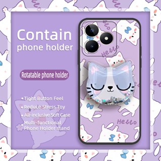 Cartoon TPU Phone Case For Realme C53/Narzo N53 Durable Soft Case Fashion Design Back Cover Cute glisten Dirt-resistant