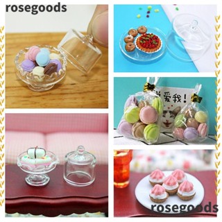 Rosegoods1 ชั้นวางขนมหวาน อาหาร ของเล่น พร็อพถ่ายรูป สําหรับบ้านตุ๊กตา