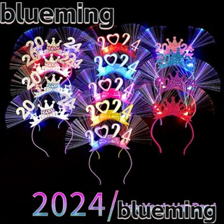 Blueming2 ที่คาดผม LED พลาสติก เรืองแสง สุ่มสี เครื่องประดับผม แฟนซี