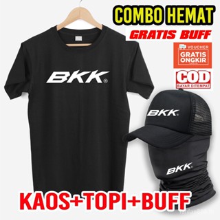 Bkk เสื้อยืดตกปลา ฟรีหมวก &amp; BUFF/Fishing JERSEY/PREMIUM X6OT