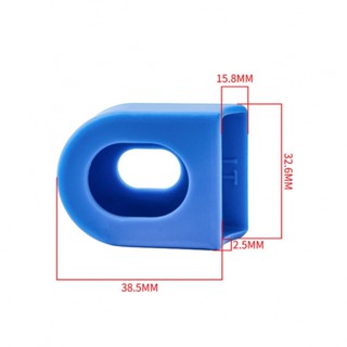ฝาครอบข้อเหวี่ยง ซิลิโคน ขนาด 38.5*32.6*15.8 มม. สําหรับจักรยานเสือภูเขา
