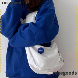 Rosegoods1 กระเป๋าสะพายไหล่ กระเป๋าถือ ความจุขนาดใหญ่ สําหรับผู้หญิง