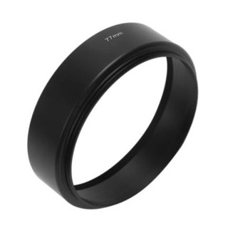 ฮูดเลนส์ Standard 77mm Metal Lens Hood Cover for 77mm Filter/Lens สำหรับ Canon Nikon SONY ช่วยป้องกันแสงสะท้อนหน้าเลนส์