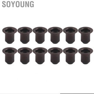 Soyoung 12pcs Exhaust Valve Stem Seal Kit 11340035853 Fit for X3 X4 X5 X6 Z4 M2 M235I 740I 740LI 640I