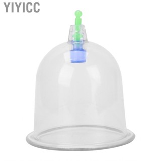 Yiyicc Cupping Vacuum Suction Cup  Plastic Transparent Reusable for Leg Home SPA Neck