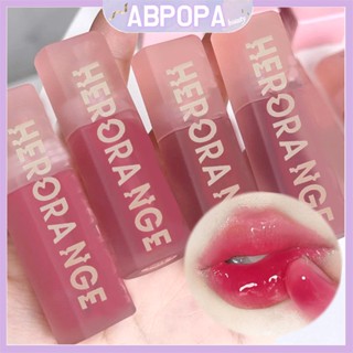 Abpopa Beauty HERORANGE ลิปสติก เคลือบริมฝีปาก ให้ความชุ่มชื้น