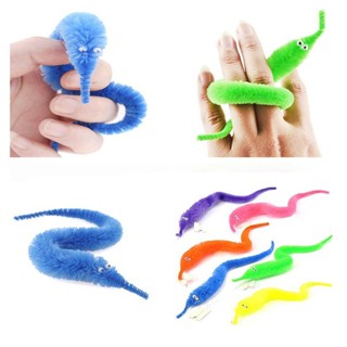 Magic Worm Moving Twisty Caterpillar Sea Horse Wiggle Fuzzy 6 Colors Clearance sale