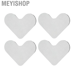 Meyishop Heart Shaped Carpet Tape Reusable PU Lovely Washable Black Rug Pad  for Living Room Hardwood Floor