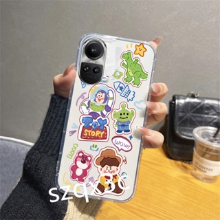 พร้อมส่ง เคสโทรศัพท์มือถือ ซิลิโคนนิ่ม ใส ลายการ์ตูนหมี ของเล่น สําหรับ OPPO A58 A78 4G A98 A77 A57 A17 A17K A77S Reno 10 Pro+ Pro 5G 2023 A58 4G