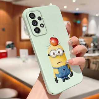 เคสแข็ง ลายการ์ตูนมินเนี่ยนน่ารัก สําหรับ Samsung A02 A02s A03 A03s A04 A11 A12 A13 A23 A20 A30