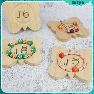 [Lslye] ถาดลูกปัดไม้ สําหรับโชว์สร้อยข้อมือ ร้านค้า