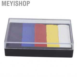 Meyishop Temporary  Children Face Body Paint 5 Colors Safe Hypoallergenic Makeup Painting Palette for Cosplay Party 2.1oz