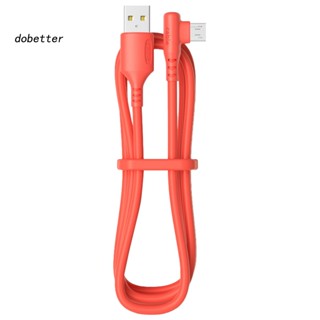 &lt;Dobetter&gt; สายเคเบิลข้อมูล 24A Micro USB ยืดหยุ่น เป็นมิตรกับผิวหนัง สําหรับโทรศัพท์ Android Type-C