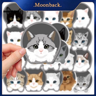 &lt;moonback&gt; สติกเกอร์ ลายการ์ตูนคิตตี้ กันจางหาย ใช้ซ้ําได้ สําหรับติดตกแต่งสมุดภาพ DIY จํานวน 24 ชิ้น ต่อชุด