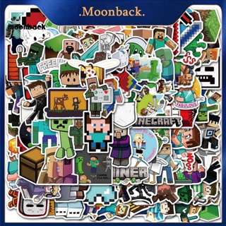 &lt;moonback&gt; สติกเกอร์ ลาย Minecraf กันฉีกขาด ติดตั้งง่าย สําหรับติดตกแต่งกีตาร์ เกมคลาสสิก 1 ชุด