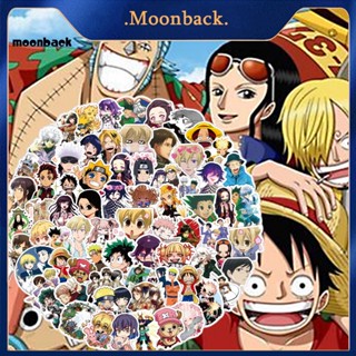 &lt;moonback&gt; สติกเกอร์ ลายการ์ตูนนารูโตะ Hunter X Hunter Series เป็นมิตรกับสิ่งแวดล้อม สไตล์ญี่ปุ่น สําหรับติดตกแต่งรถมอเตอร์ไซค์ DIY 100 ชิ้น