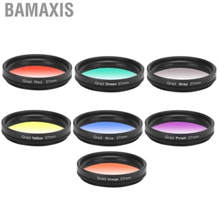 Bamaxis Gradual Colour Lens Filter  Oilproof Portable 37mm for