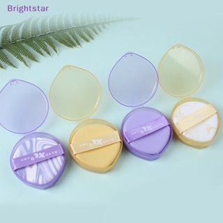 Brightstar ใหม่ แผ่นแป้งพัฟ ทรงสามเหลี่ยม ใช้ซ้ําได้ สําหรับแต่งหน้า 2 ชิ้น