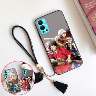 เคสโทรศัพท์มือถือกระจกนิรภัย แบบแข็ง ลายการ์ตูนอนิเมะ One Piece Luffy Zoro พร้อมสายคล้อง สําหรับ Infinix Hot 12 12i 11s 10s 10T 10lite 9 Play Hot 12 Play