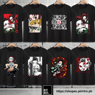 DEMON SLAYER Anime Nezuko Tanjiro Streetwear Kawaii Retro Graphic Shirt Tee Unisex  Trend Fashion_03