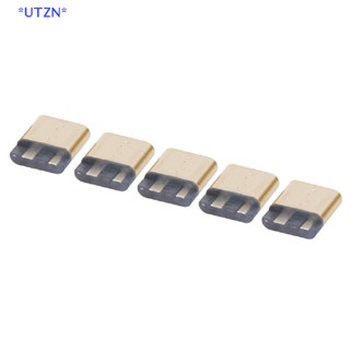 Utzn&gt; ใหม่ แจ็คเชื่อมต่อ Type-C 3.1 USB Type-C 2Pin ตัวเมีย สําหรับชาร์จโทรศัพท์มือถือ 5 ชิ้น