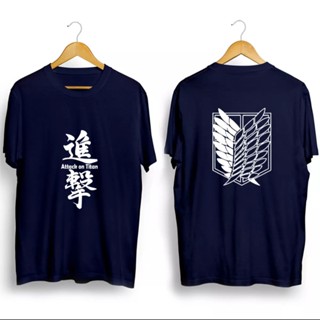 T-shirt AOT LOGO JAPAN ATTACK ON TITAN SNK TSHIRT | KAOS AOT LOGO JAPAN ATTACK ON TITAN SNK TSHIRT_01