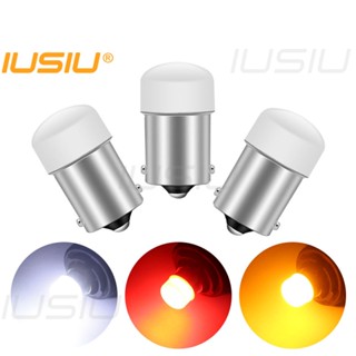 Iusiu หลอดไฟเลี้ยว ไฟเบรก Led DRL 3014 9SMD 12V 1156 1157 BA15S P21W BAY15D P21 5W สําหรับจอดรถมอเตอร์ไซค์