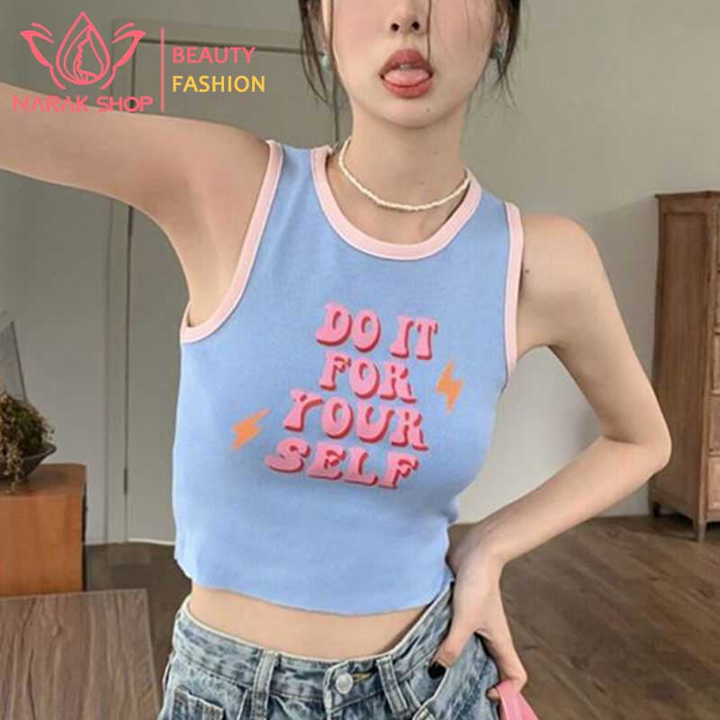 พร้อมส่ง เสื้อครอปน่ารักสไตล์เกาหลี