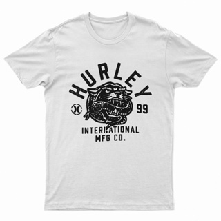 Gdpphrl105 เสื้อยืดแขนสั้น พิมพ์ลาย Hurley International MFG Co Distro 30s สีขาว