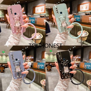 เคส Vivo V15 Pro เคส Vivo V23 Pro Casing Vivo V25 Pro Cases Vivo V20 SE Cover Vivo V21 Case Vivo V21E Case Vivo Y73 Case Vivo Y71T Case Soft TPU Anime Cartoon Cute Kaws Bear Stand With Ring Phone Case TT โทรศัพท์มือถือ แบบนิ่ม ลายการ์ตูนอนิเมะ