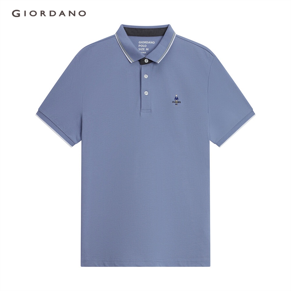GIORDANO เสื้อโปโลผู้ชาย Classic man -Men's Classic man polo 01013260