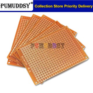 บอร์ดวงจรทดลอง ทองแดง PCB 5*7 5X7 10 ชิ้น