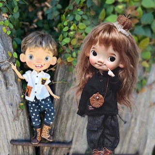 Amzing Expression ตุ๊กตา BJD 1/6 Big Head Pii แฮนด์ฟรี ของแท้ สําหรับเด็กผู้หญิง