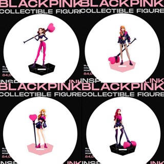 โมเดลฟิกเกอร์อะคริลิค รูปการ์ตูน BLACKPINK JENNIE ROSE JISOO LISA ขนาด 10 ซม. เหมาะกับของขวัญ สไตล์เกาหลี สําหรับตกแต่งโต๊ะ